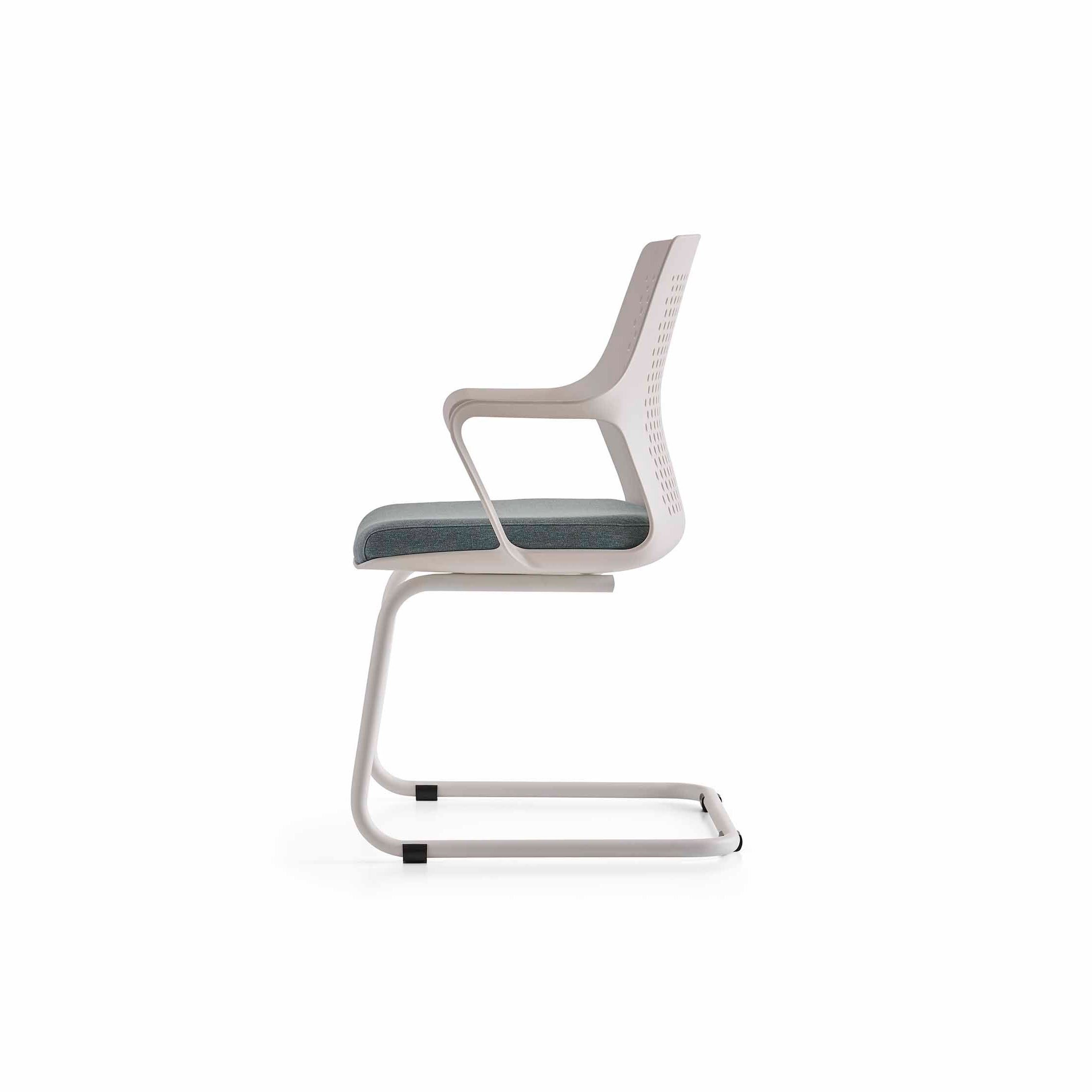 Modern chair with a white background