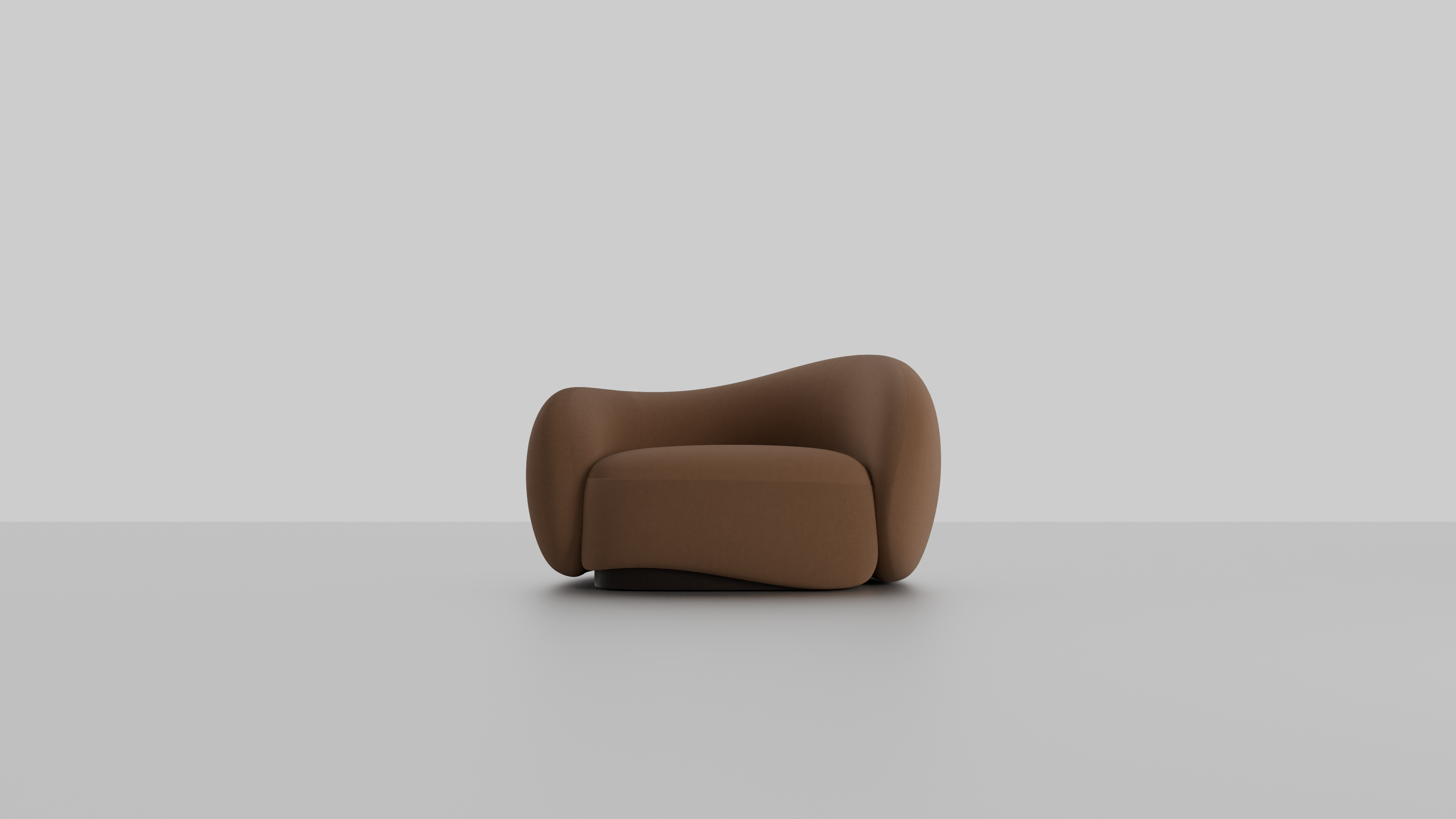 Orelle Armchair – Modern Curved Accent Chair
