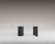 Gamma Ceramic & Wood Dining Table