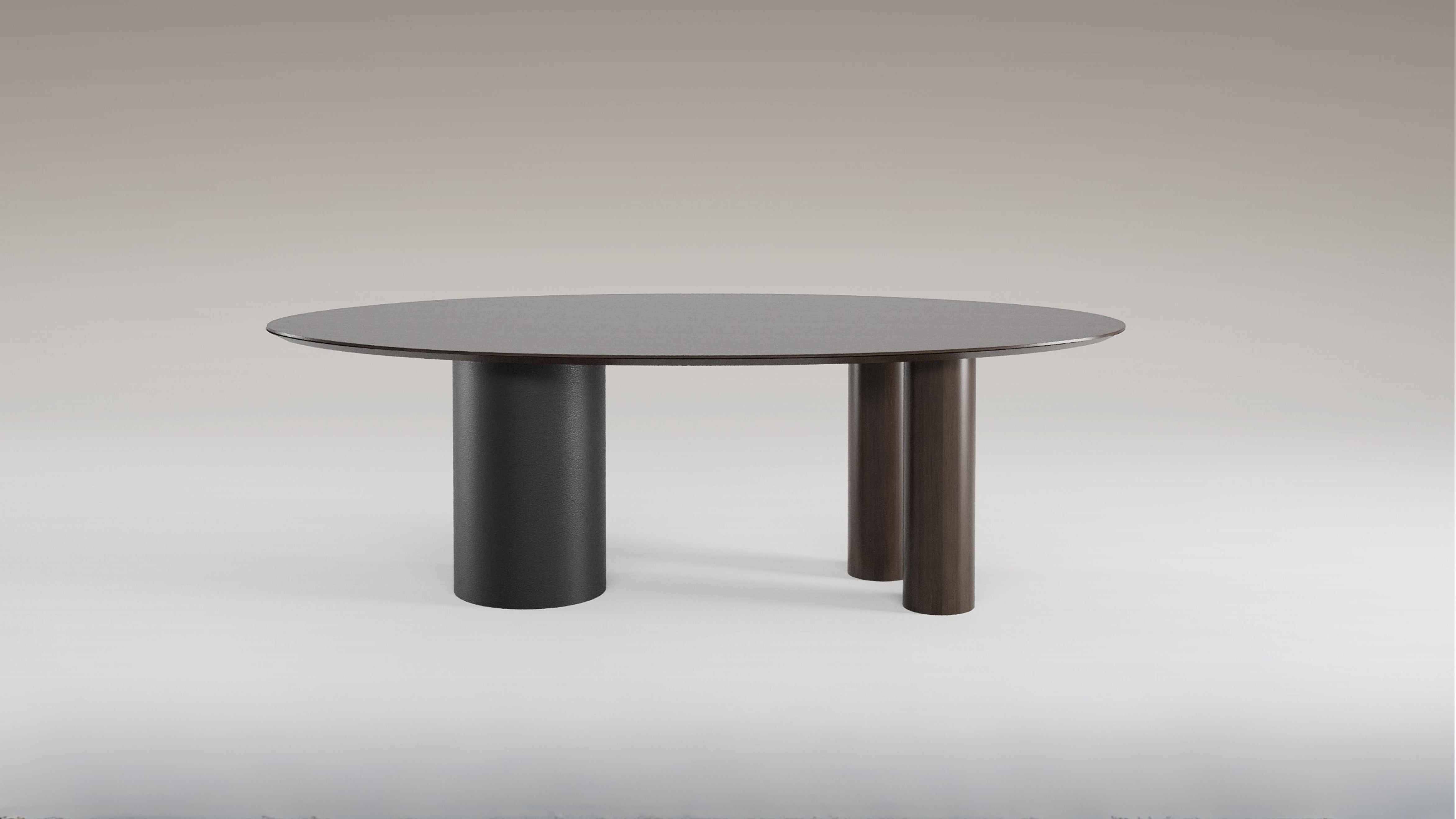 Gamma Ceramic & Wood Dining Table
