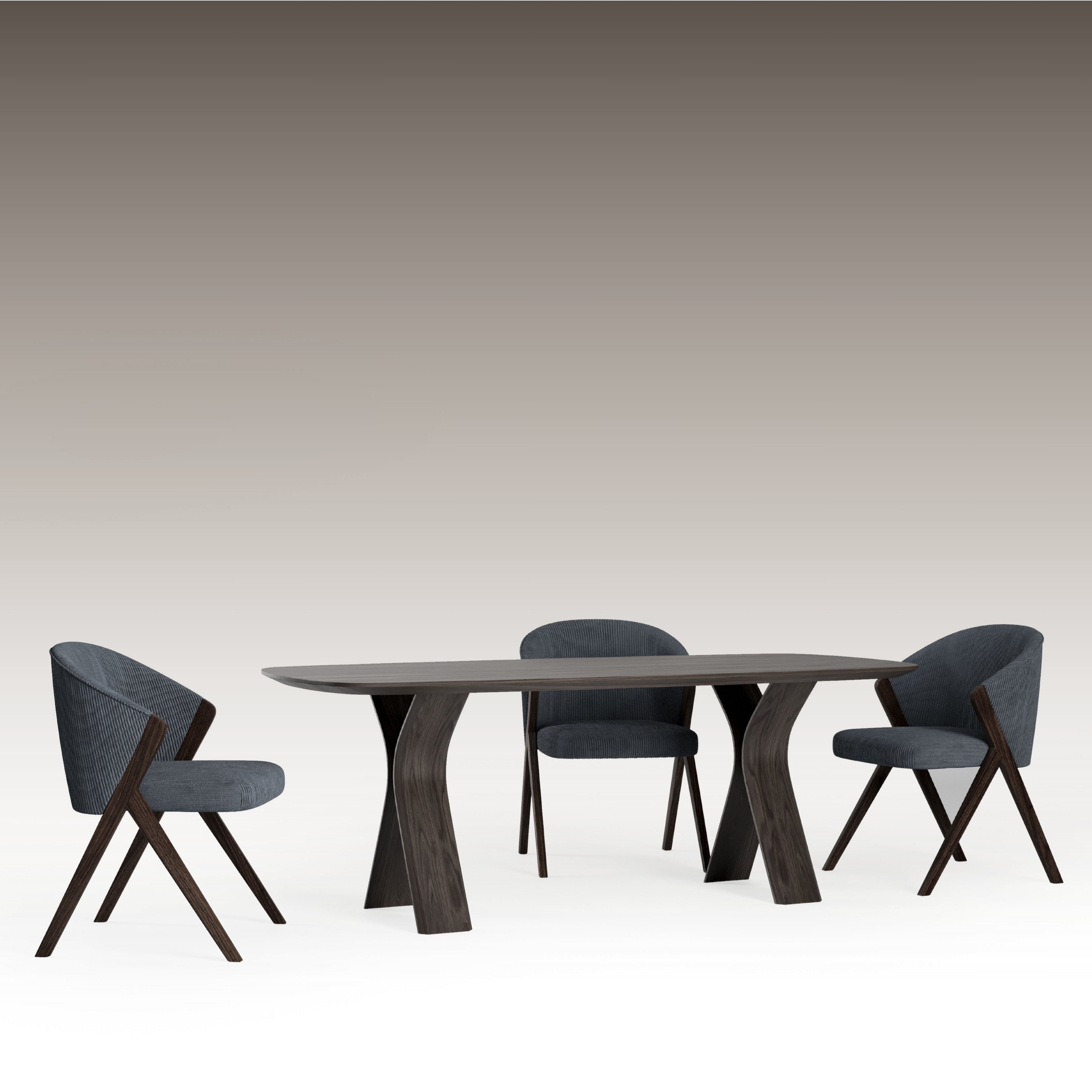 Koza Dining Table in Studio