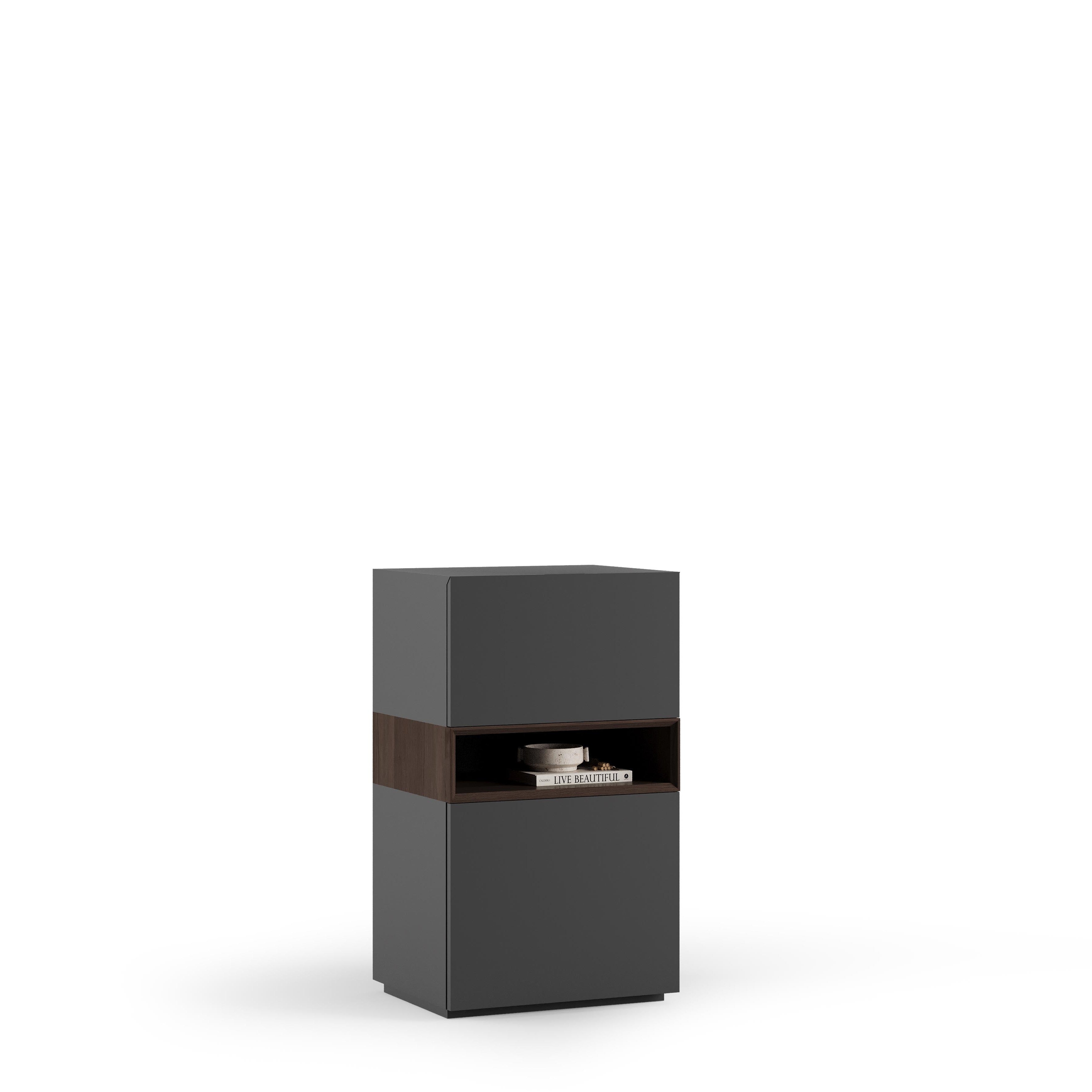 Lupa Console styled in a contemporary living room, adding functionality and a modern touch.