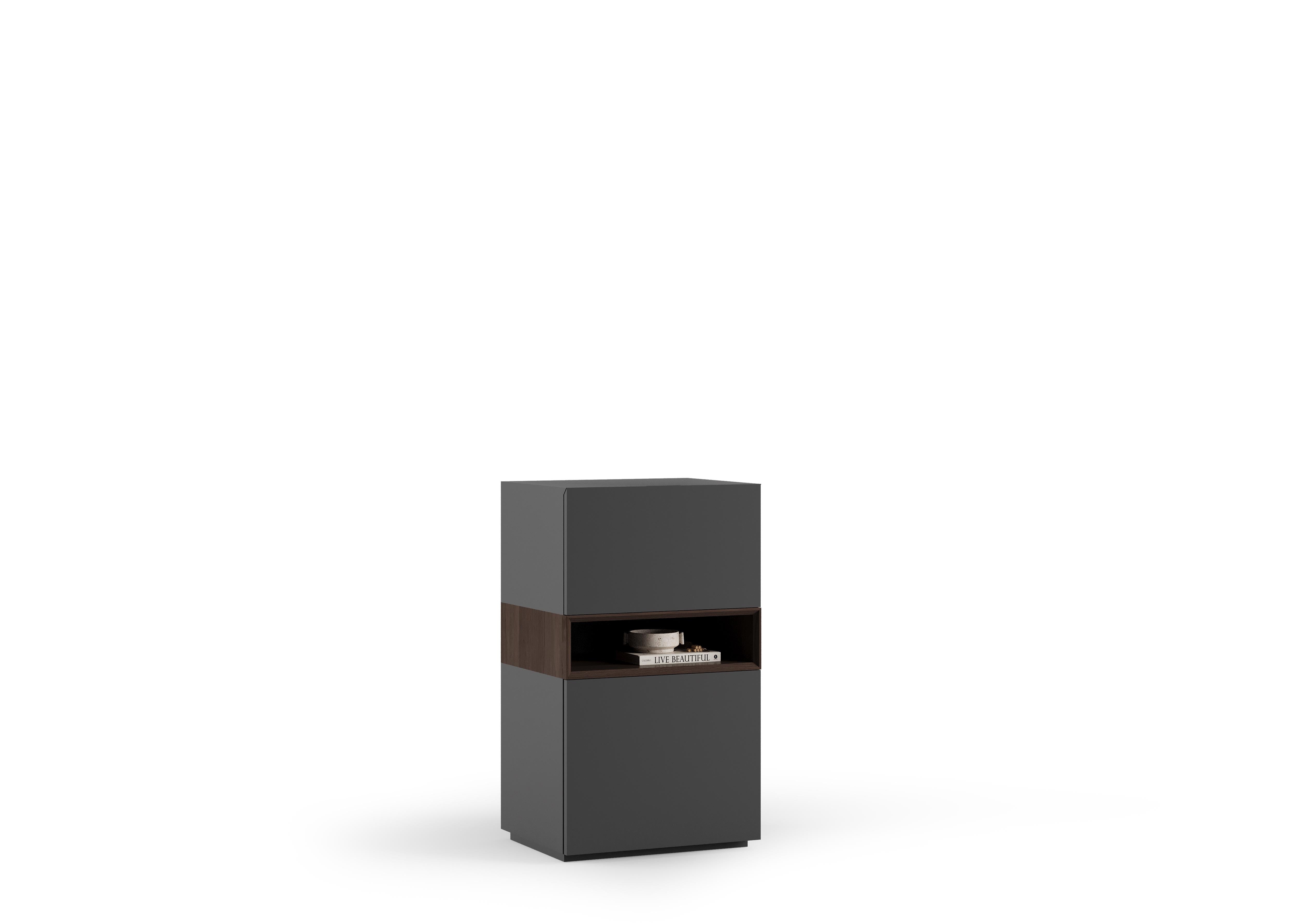 Lupa Console styled in a contemporary living room, adding functionality and a modern touch.