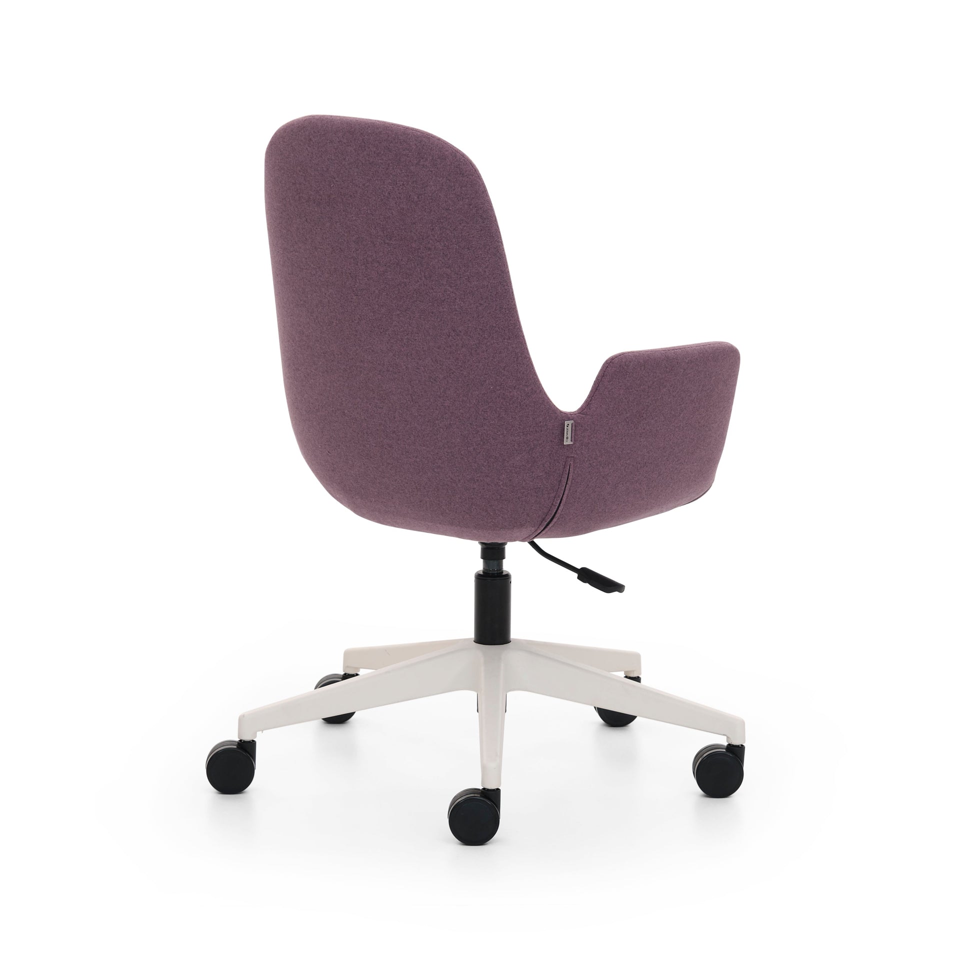 Pod Office Chair in purple with ergonomic backrest