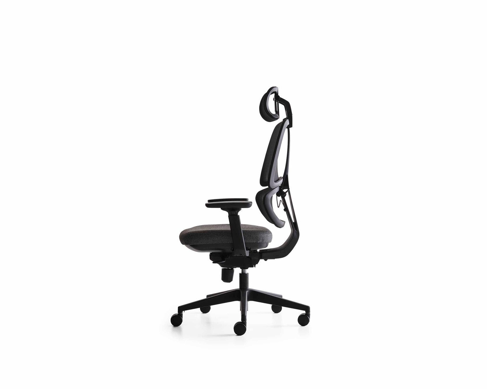 Prime Executive Chair side angle with mesh backrest