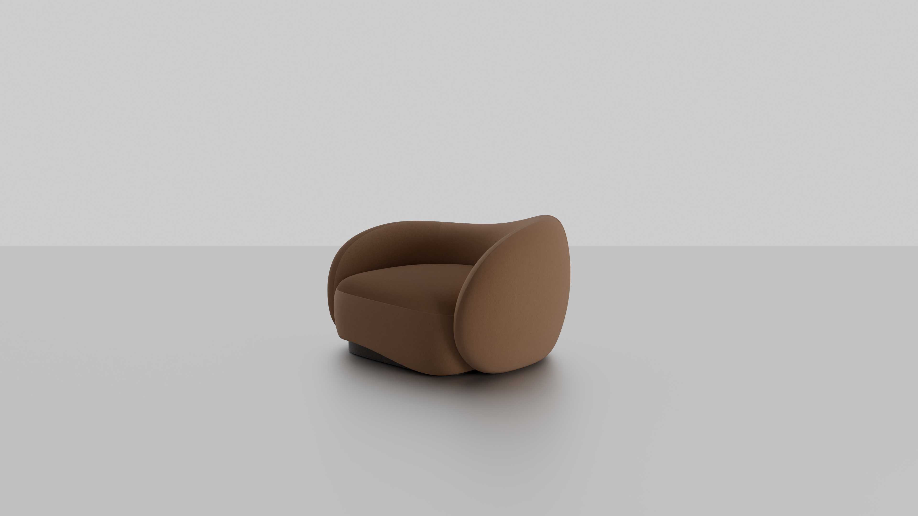 Orelle Armchair – Modern Curved Accent Chair