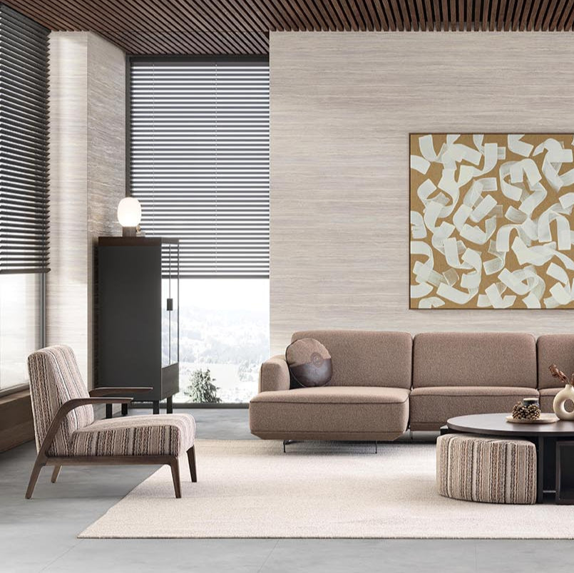 Savanna Armchair placed in natural light, highlighting its luxurious comfort and elegant design.