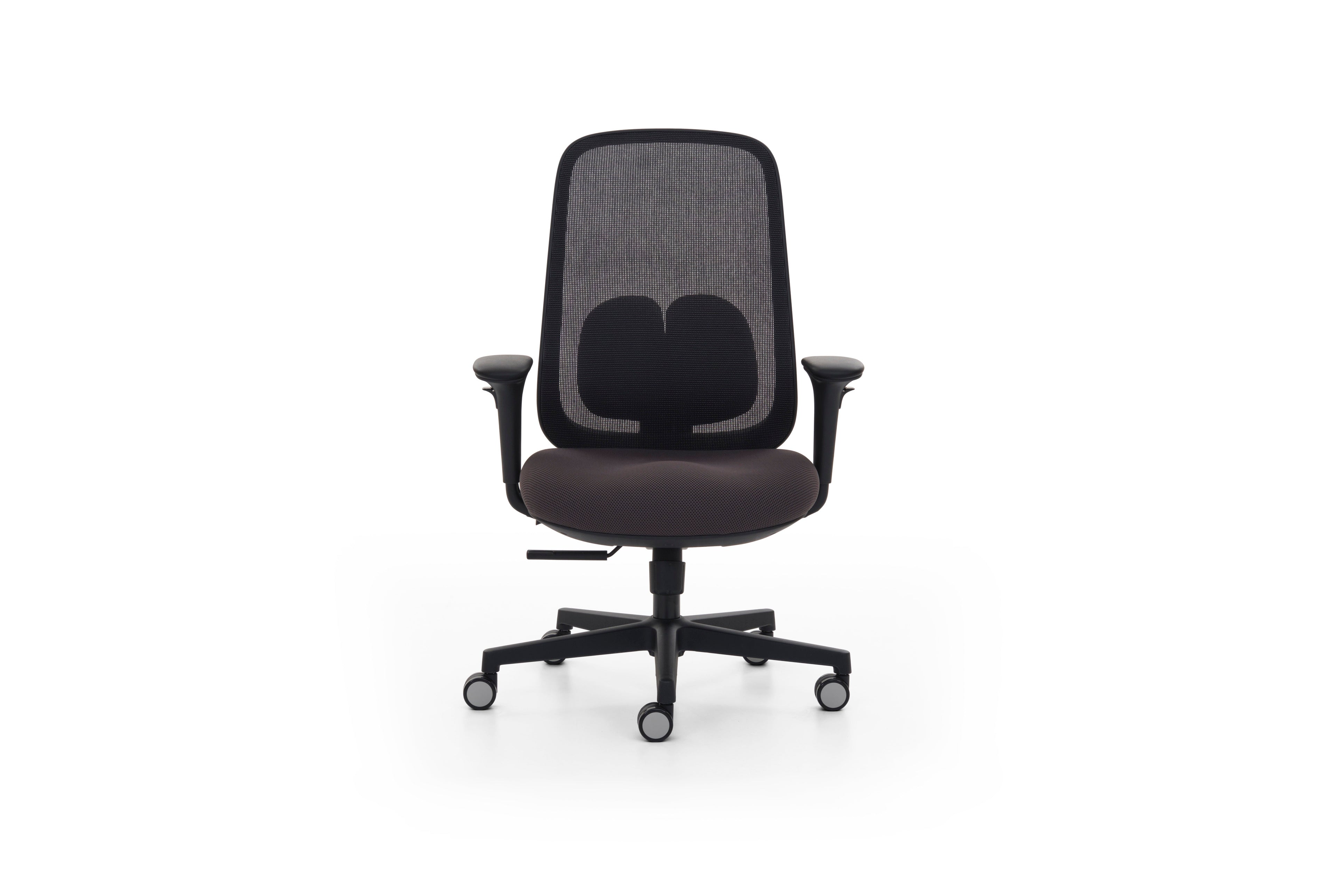 To-Work Executive Chair side angle with adjustable armrests