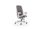 To-Work Executive Chair in black with mesh backrest on white background