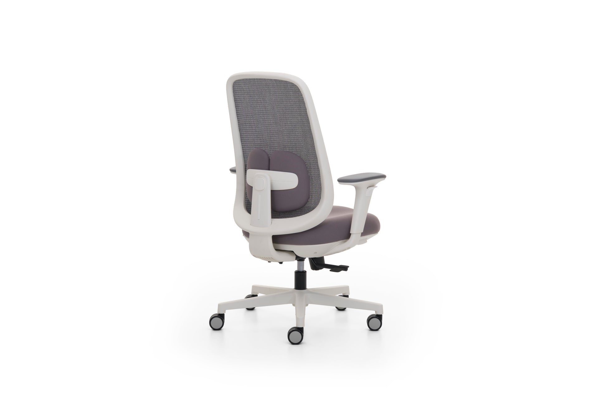 To-Work Executive Chair in black with mesh backrest on white background