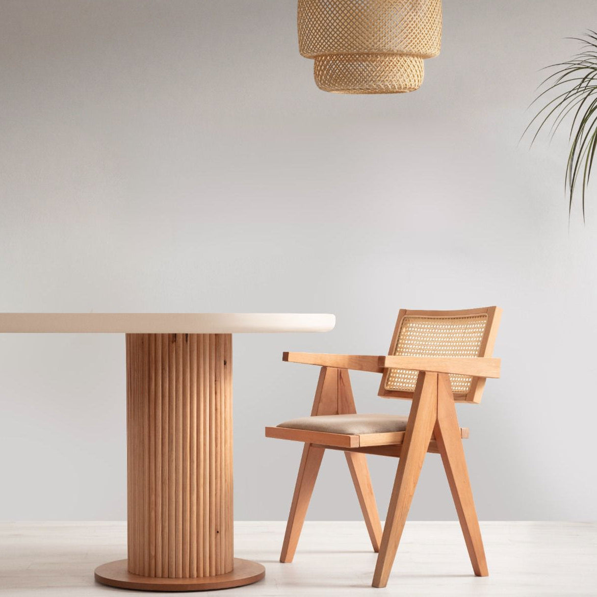 Tuscany Oak Dining Chair – Modern Wood Seating – Canapy Furniture
