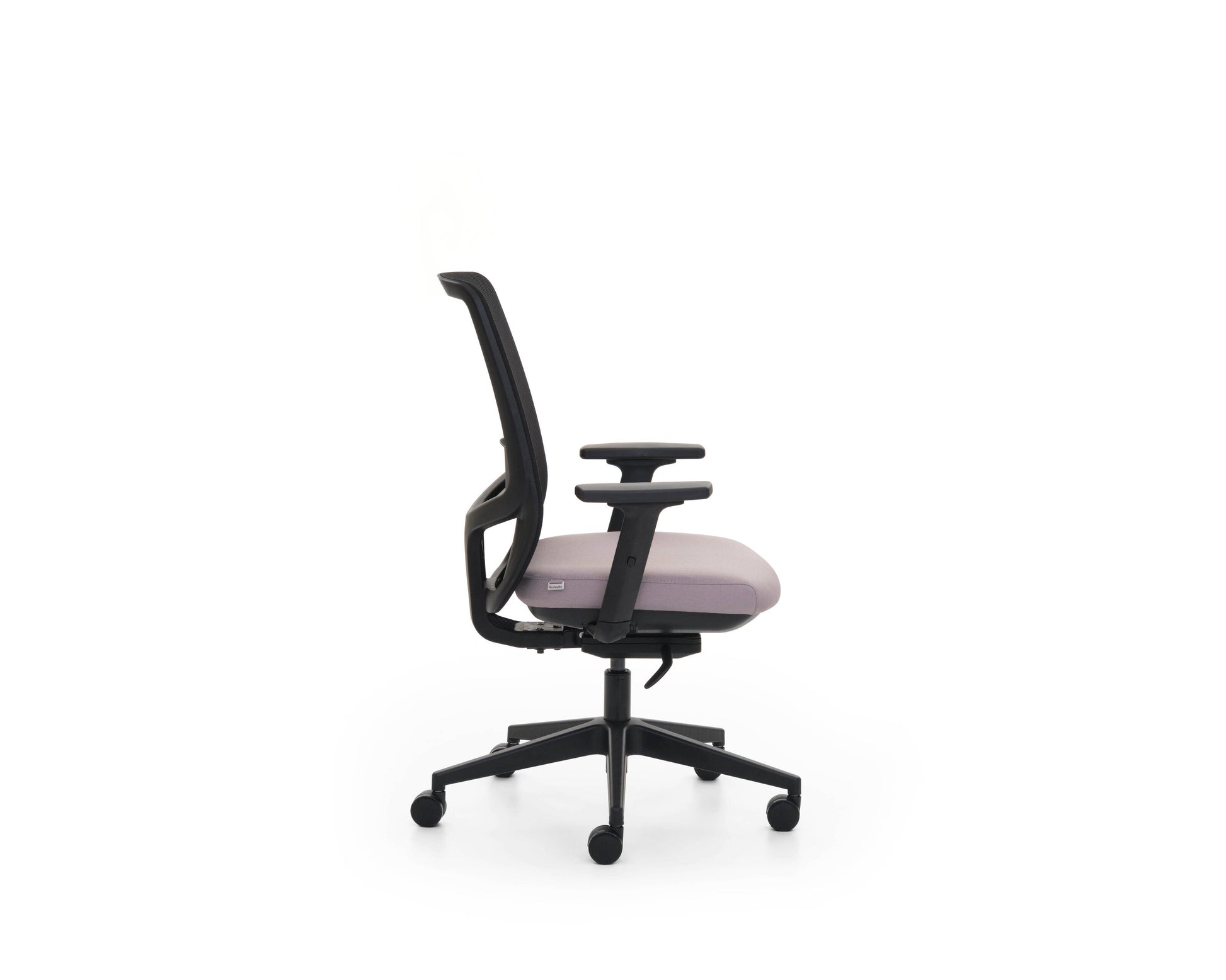 Side view of the Tami Office Chair showcasing its modern ergonomic design and breathable mesh back.