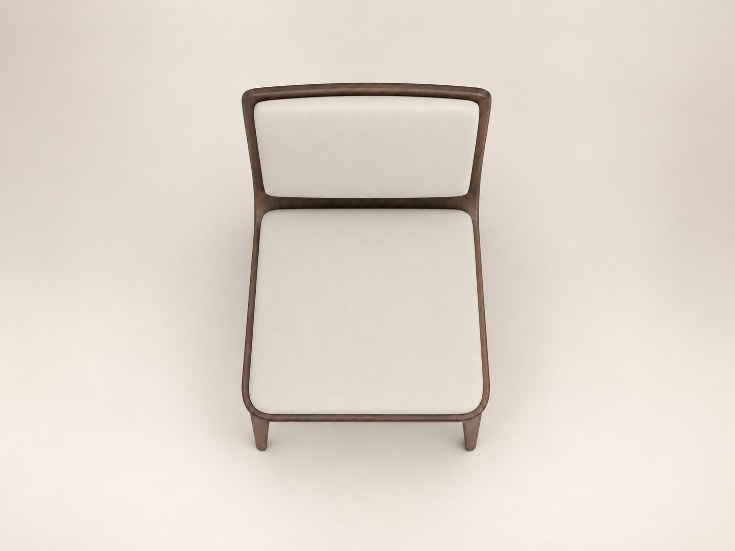 Arc mid-century dining chair by Canapy Furniture with elegant wood detailing and a comfortable upholstered seat