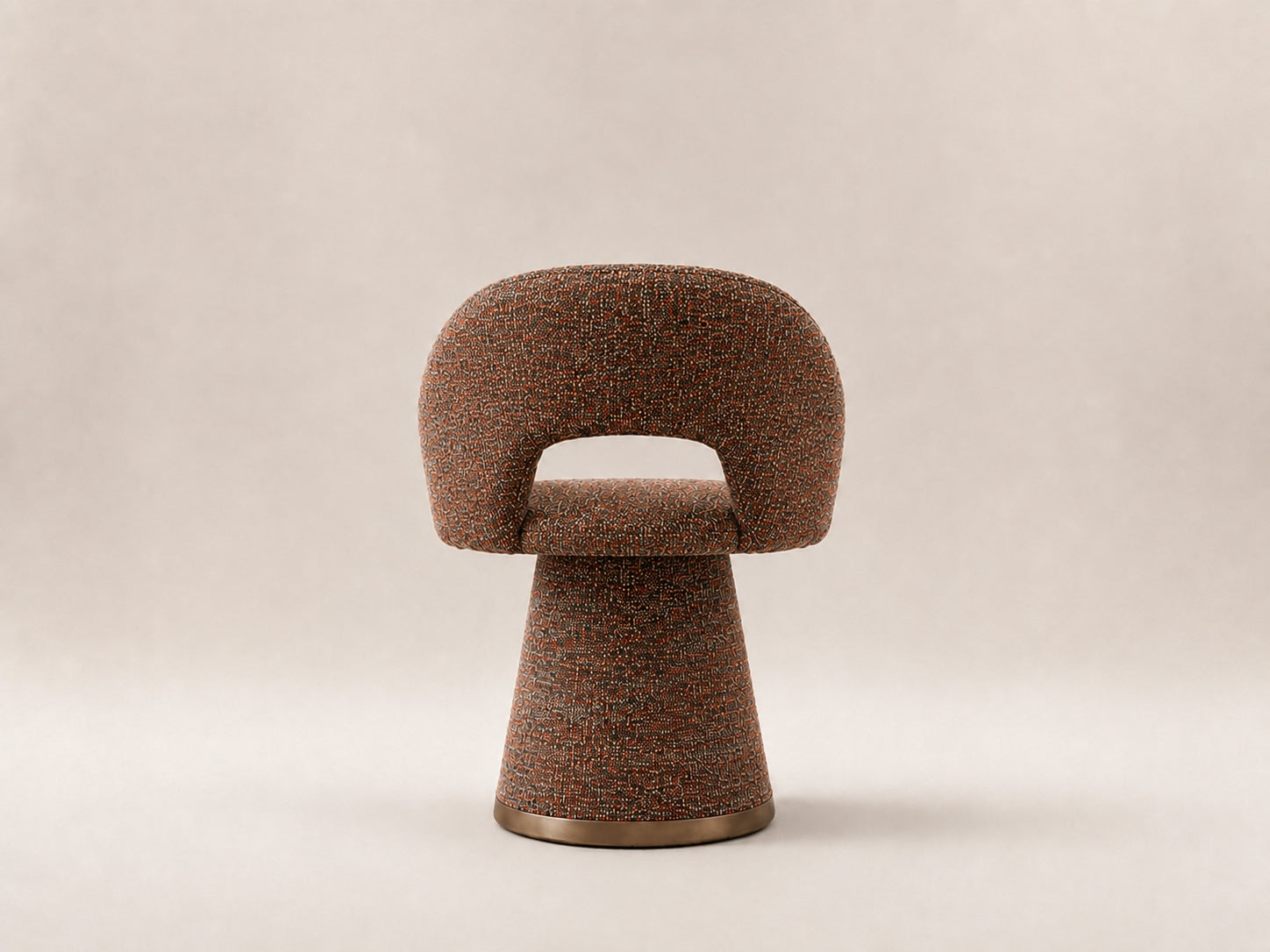 Brenta modern dining chair with a functional handle detail, contemporary elegance and design by Maurizio Manzoni