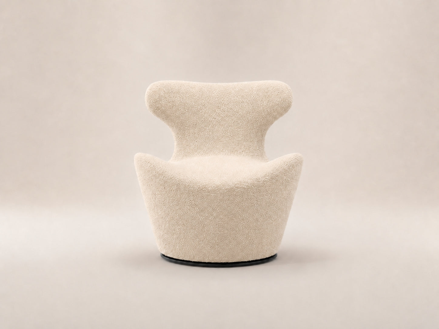 Capri Armchair by Canapy Furniture featuring a sculptural silhouette, high backrest and ergonomic modern comfort
