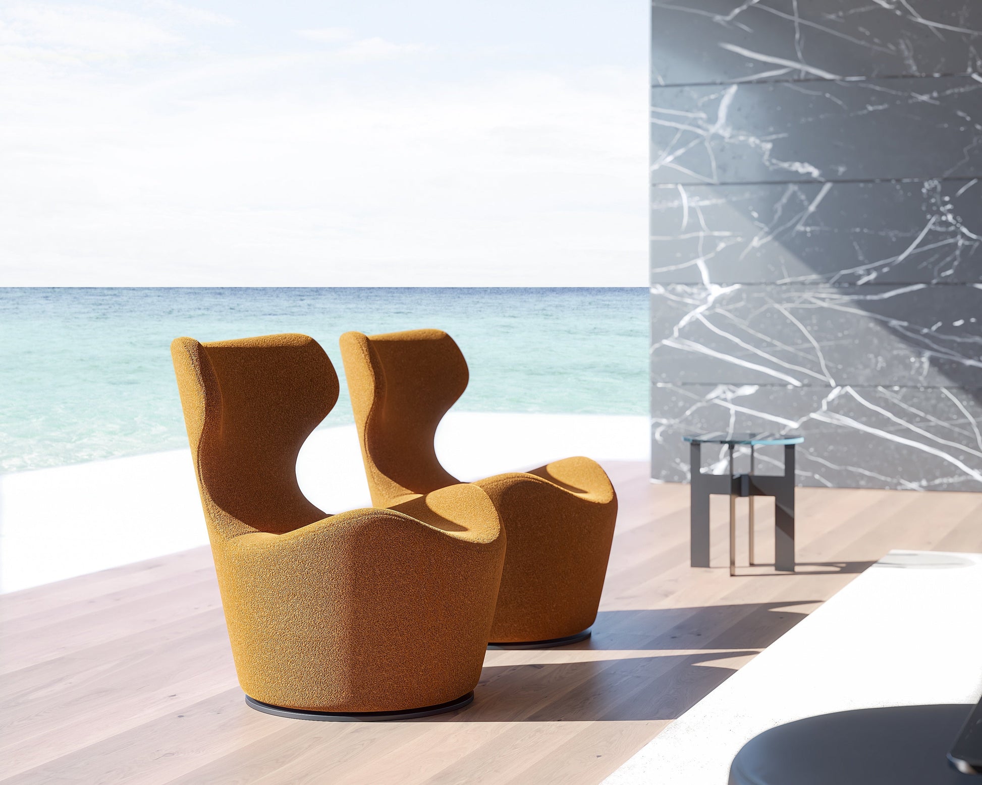 Capri Armchair featuring modern design, customizable comfort, and luxurious style for contemporary interiors. Available with fast shipping across the GTA and Canada.