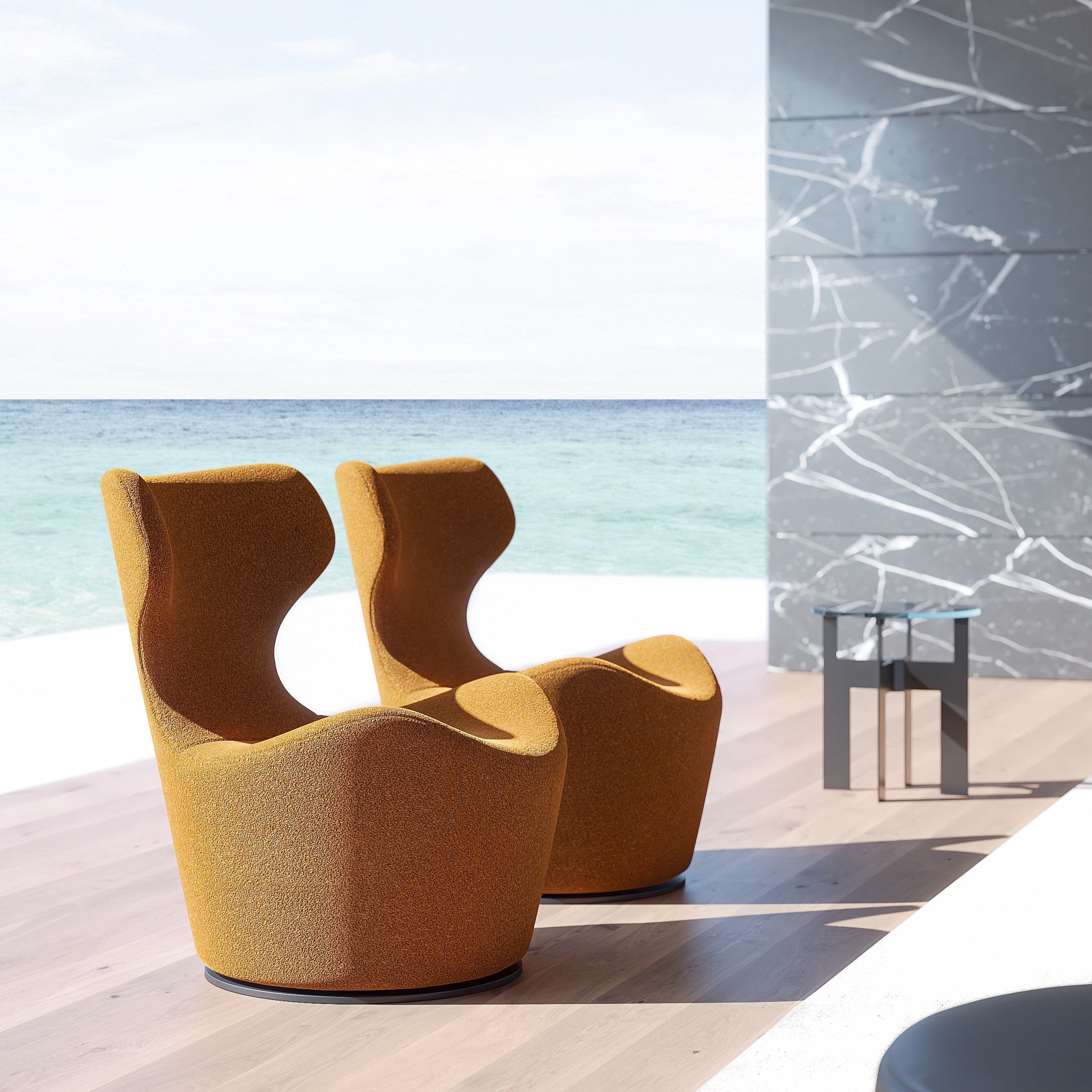 Capri Armchair featuring modern design, customizable comfort, and luxurious style for contemporary interiors. Available with fast shipping across the GTA and Canada.