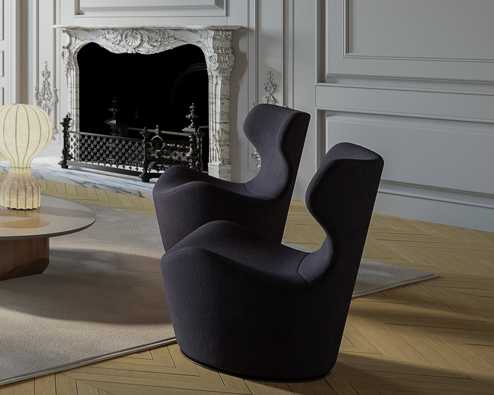 Capri Armchair featuring modern design, customizable comfort, and luxurious style for contemporary interiors. Available with fast shipping across the GTA and Canada.
