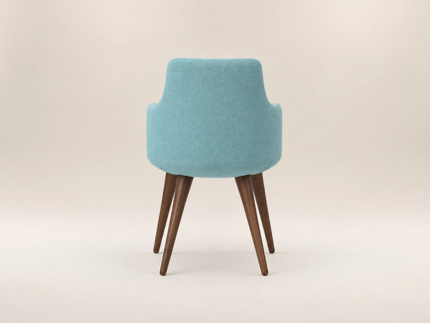 Dervish contemporary wood chair combining sculptural simplicity and refined wooden detailing