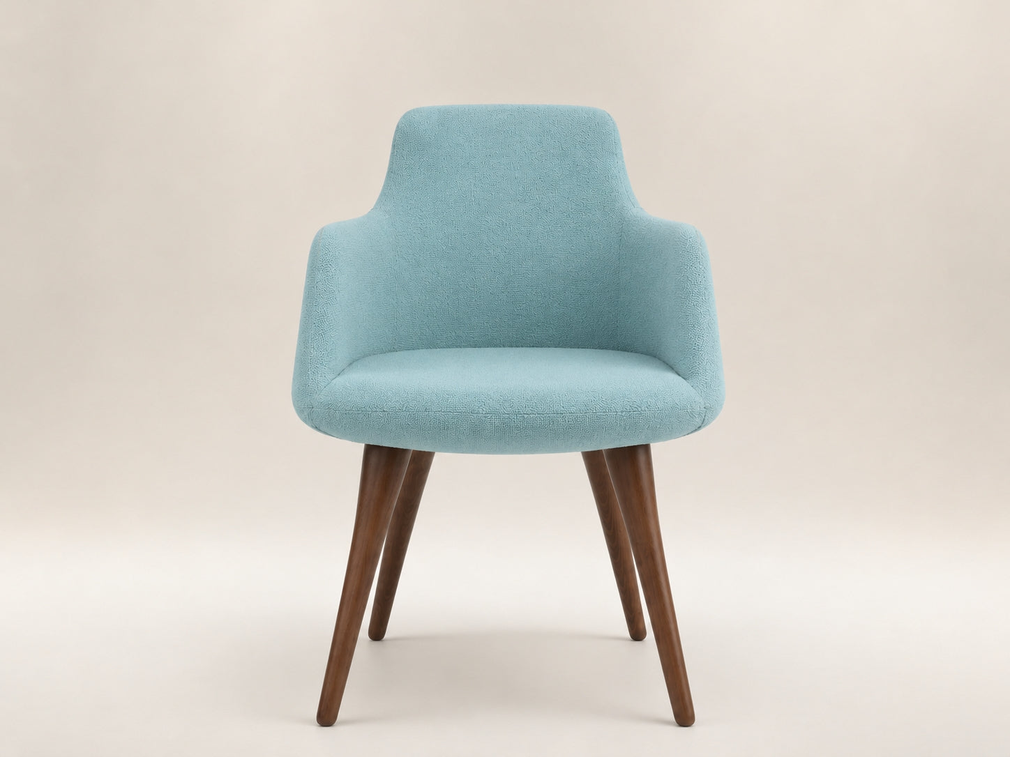 Dervish Wood Chair by Canapy Furniture featuring a refined wooden frame and modern sculptural design