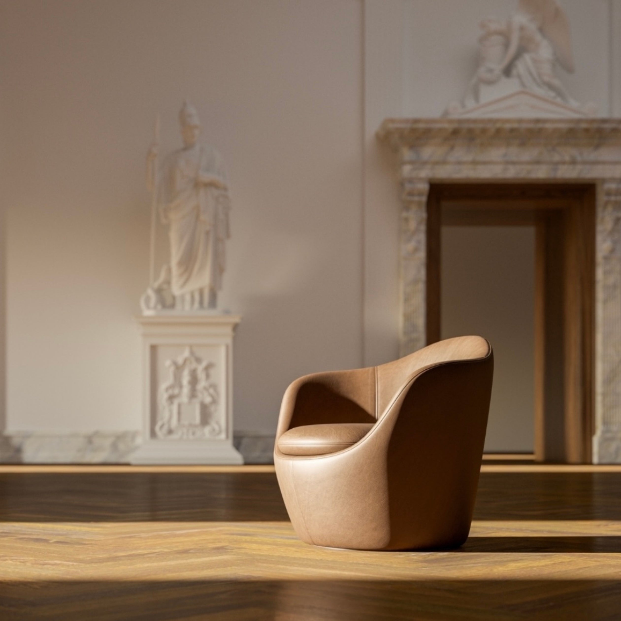 Eclipse Armchair featuring sleek, modern design and customizable comfort for contemporary interiors. Available with fast shipping across the GTA and Canada.