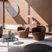 Eclipse Armchair featuring sleek, modern design and customizable comfort for contemporary interiors. Available with fast shipping across the GTA and Canada.