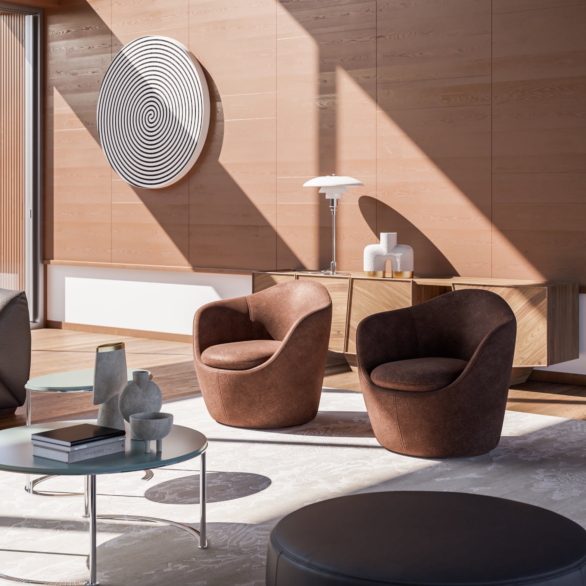 Eclipse Armchair featuring sleek, modern design and customizable comfort for contemporary interiors. Available with fast shipping across the GTA and Canada.