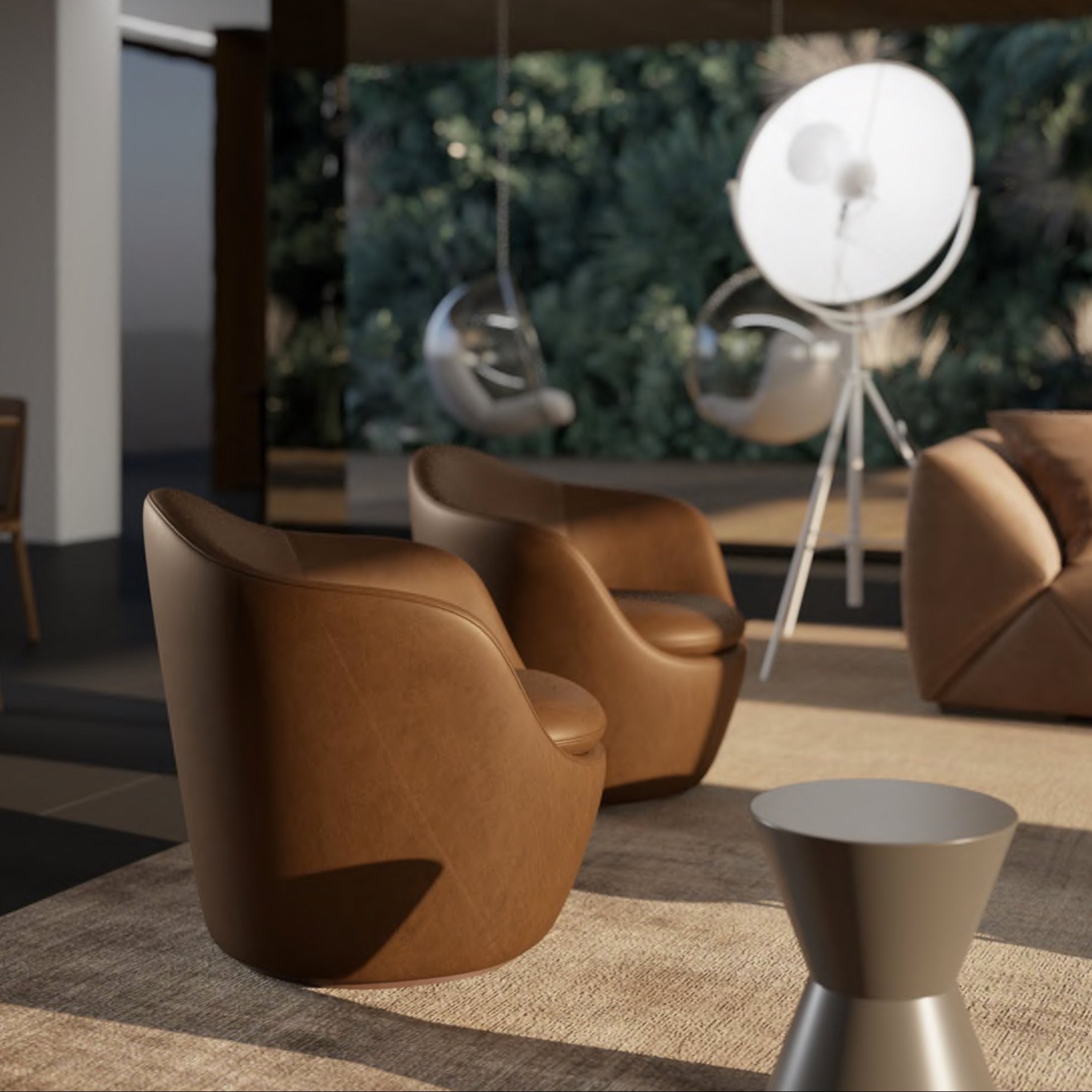 Eclipse Armchair featuring sleek, modern design and customizable comfort for contemporary interiors. Available with fast shipping across the GTA and Canada.