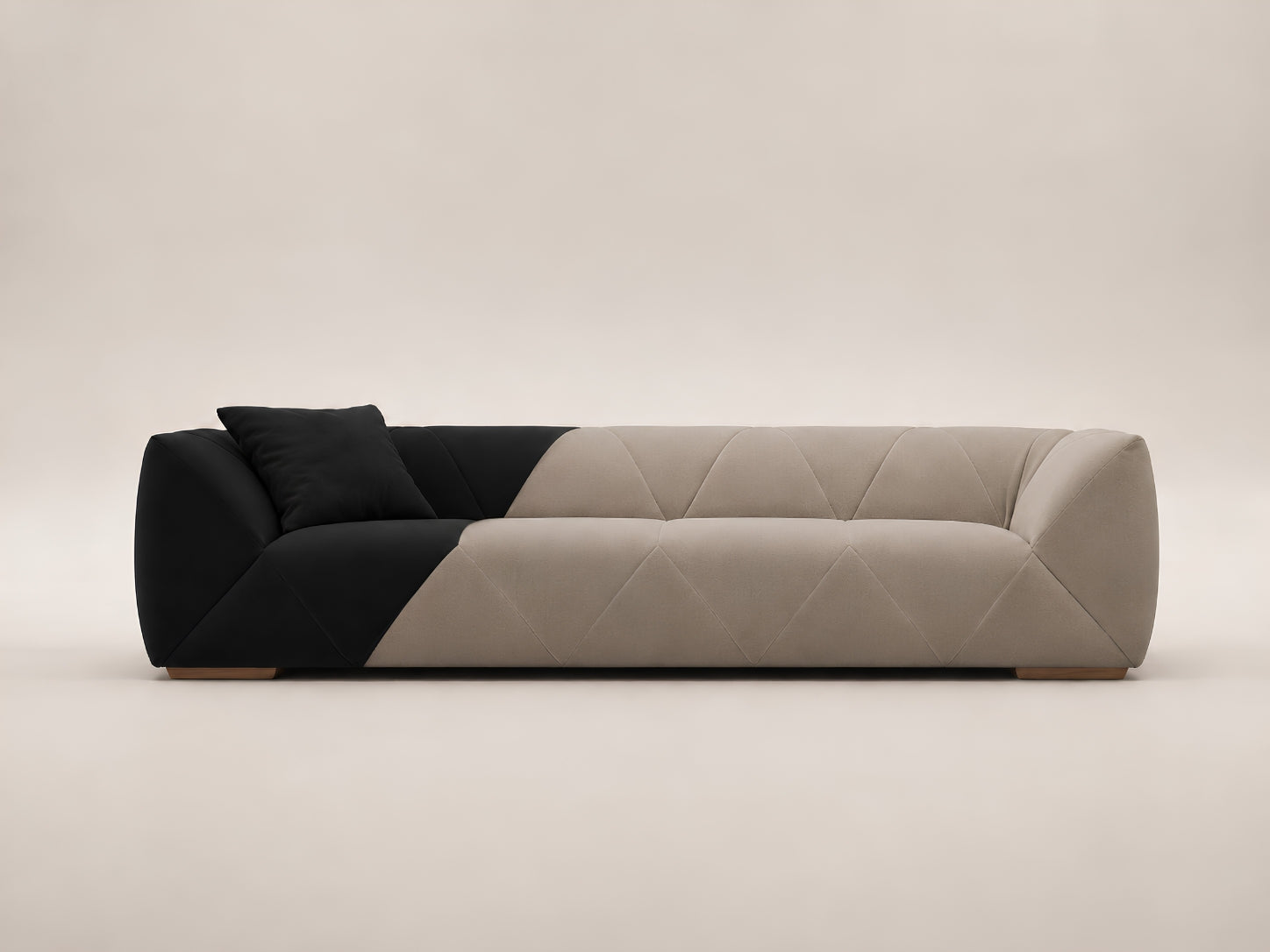 Eclipse Sofa by Canapy Furniture featuring a clean linear silhouette, low-set profile and deep modern comfort