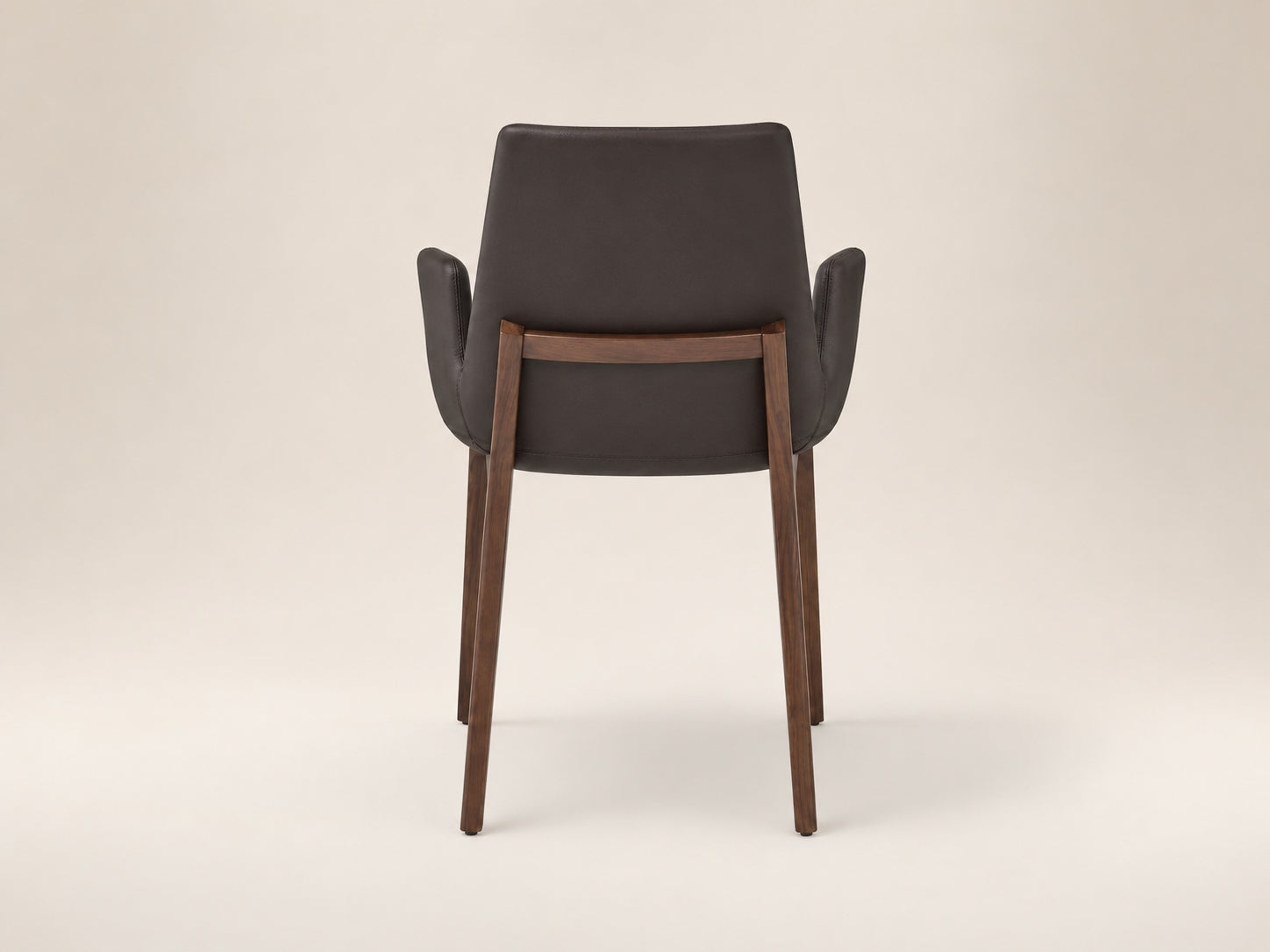 Eiffel Arm Wood Chair with removable upholstered cover, S shape spring support and contemporary wooden frame