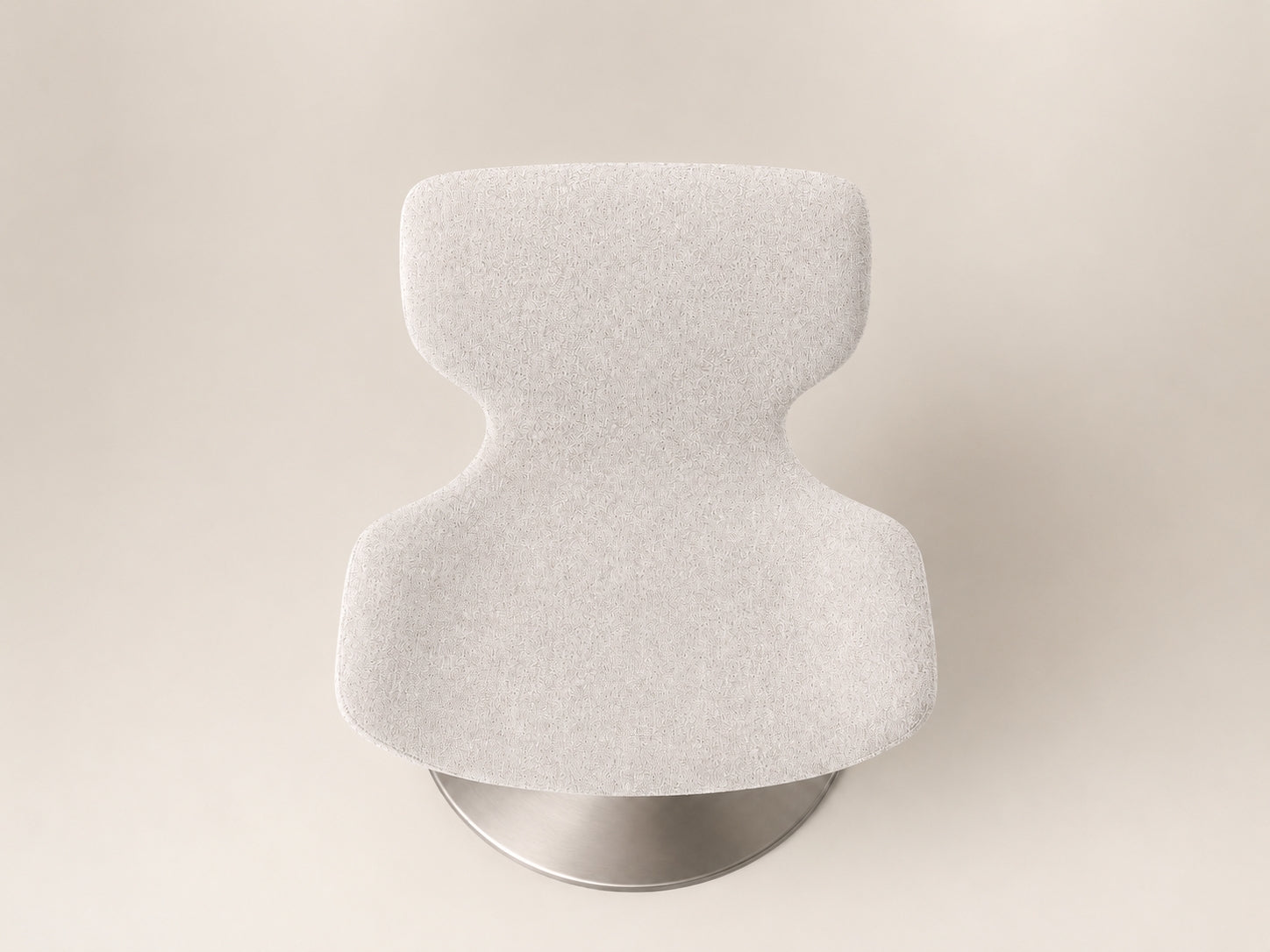 Elsa modern wood dining chair by Canapy Furniture with soft upholstery, rounded details and refined everyday comfort