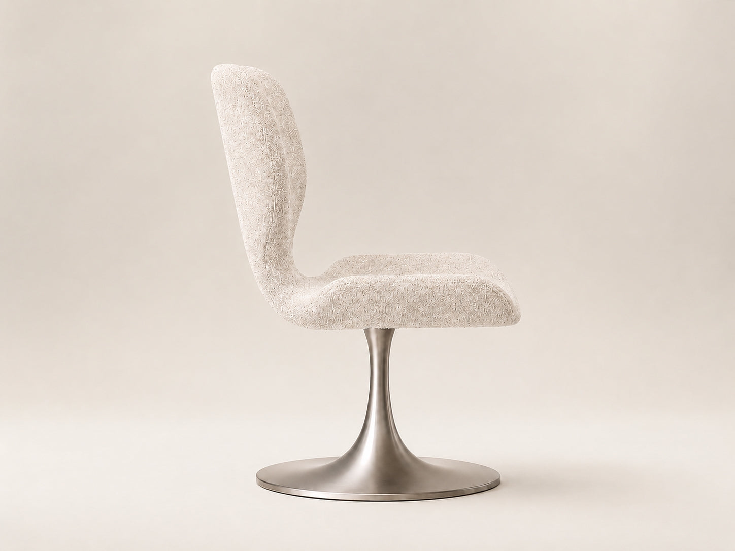 Elsa upholstered wood dining chair with rounded edges, timeless design and versatile comfort for dining or hospitality spaces