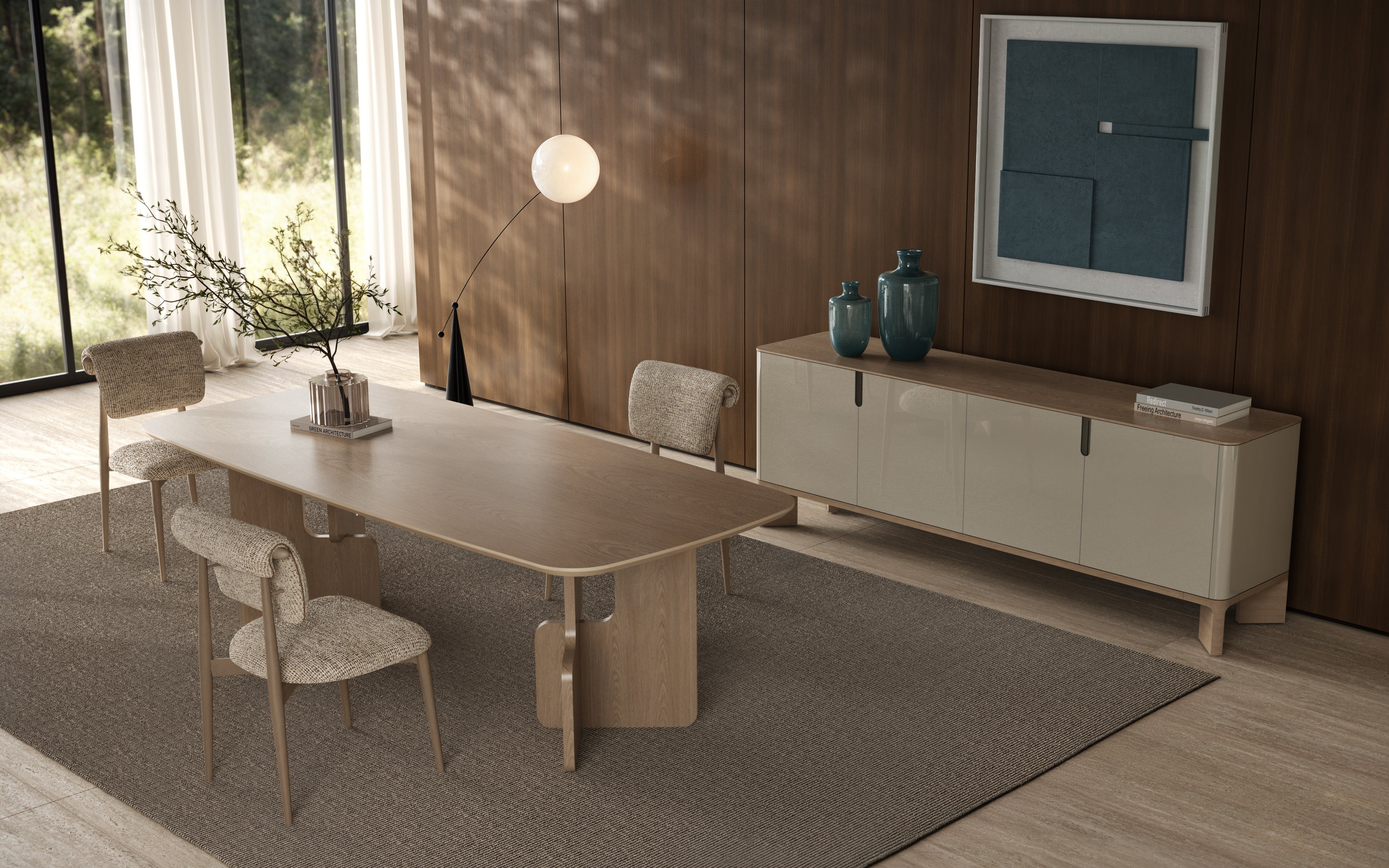 Enya Oak Dining Table