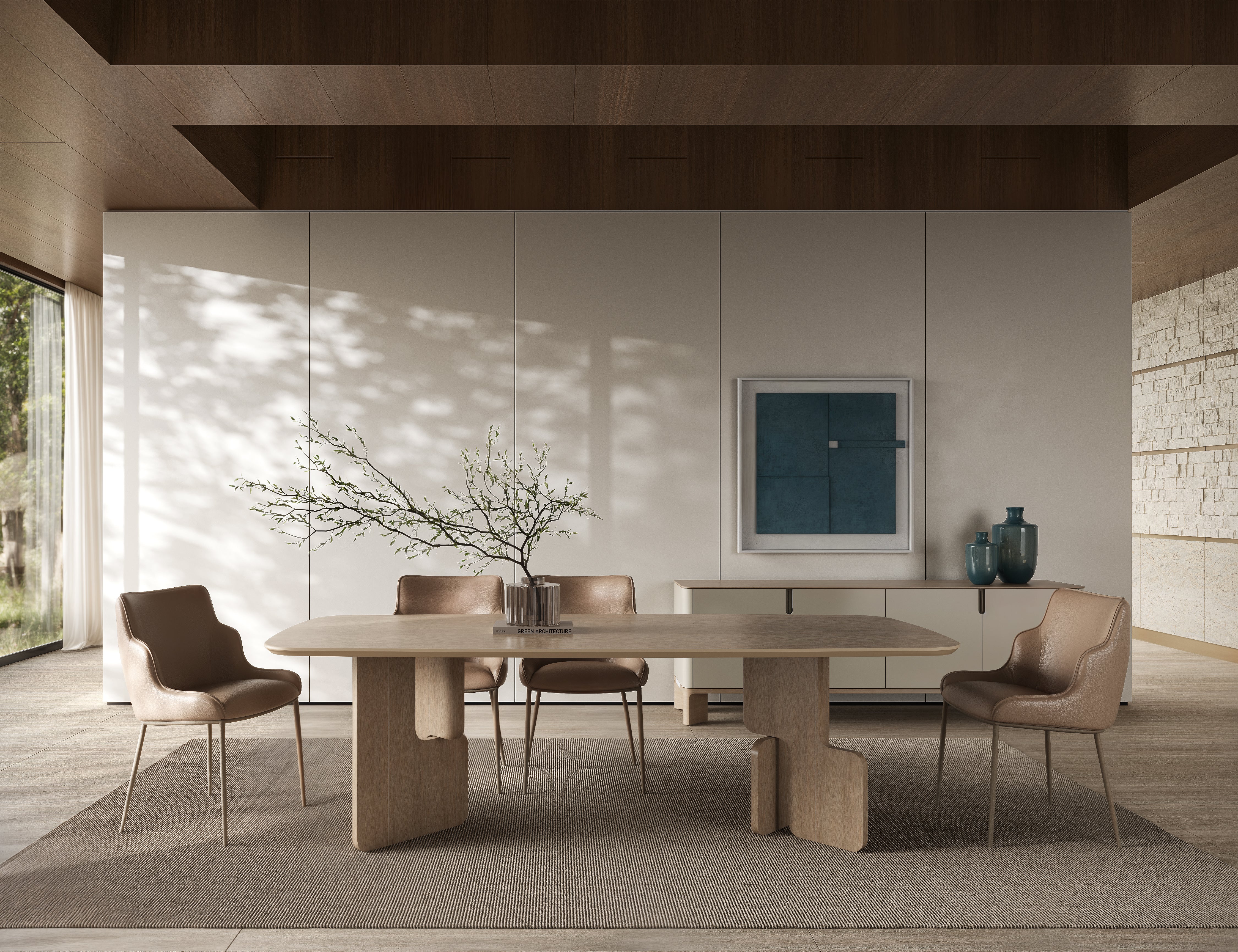 Enya Oak Dining Table