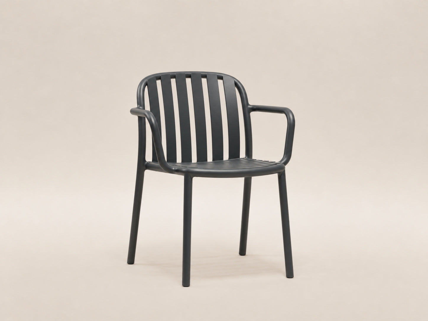Galata-K outdoor chair with a warm natural color palette and modern comfort for outdoor living spaces