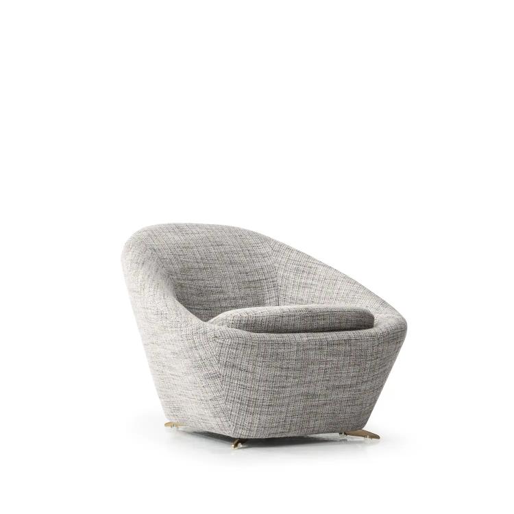 Tao Armchair with minimalist design and customizable comfort, perfect for contemporary interiors. Available with fast shipping across the GTA and Canada.