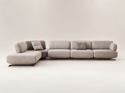 Livia Modular Collection by Canapy Furniture featuring adjustable backrests, sculptural lines and modern modular comfort