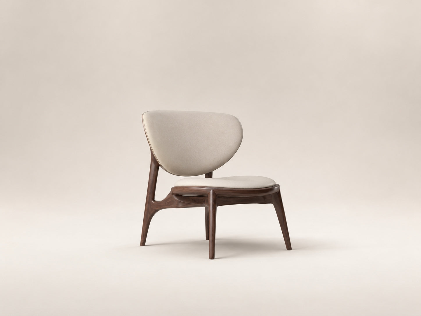Lumora Chair by Canapy Furniture with a warm wood frame and refined upholstered comfort
