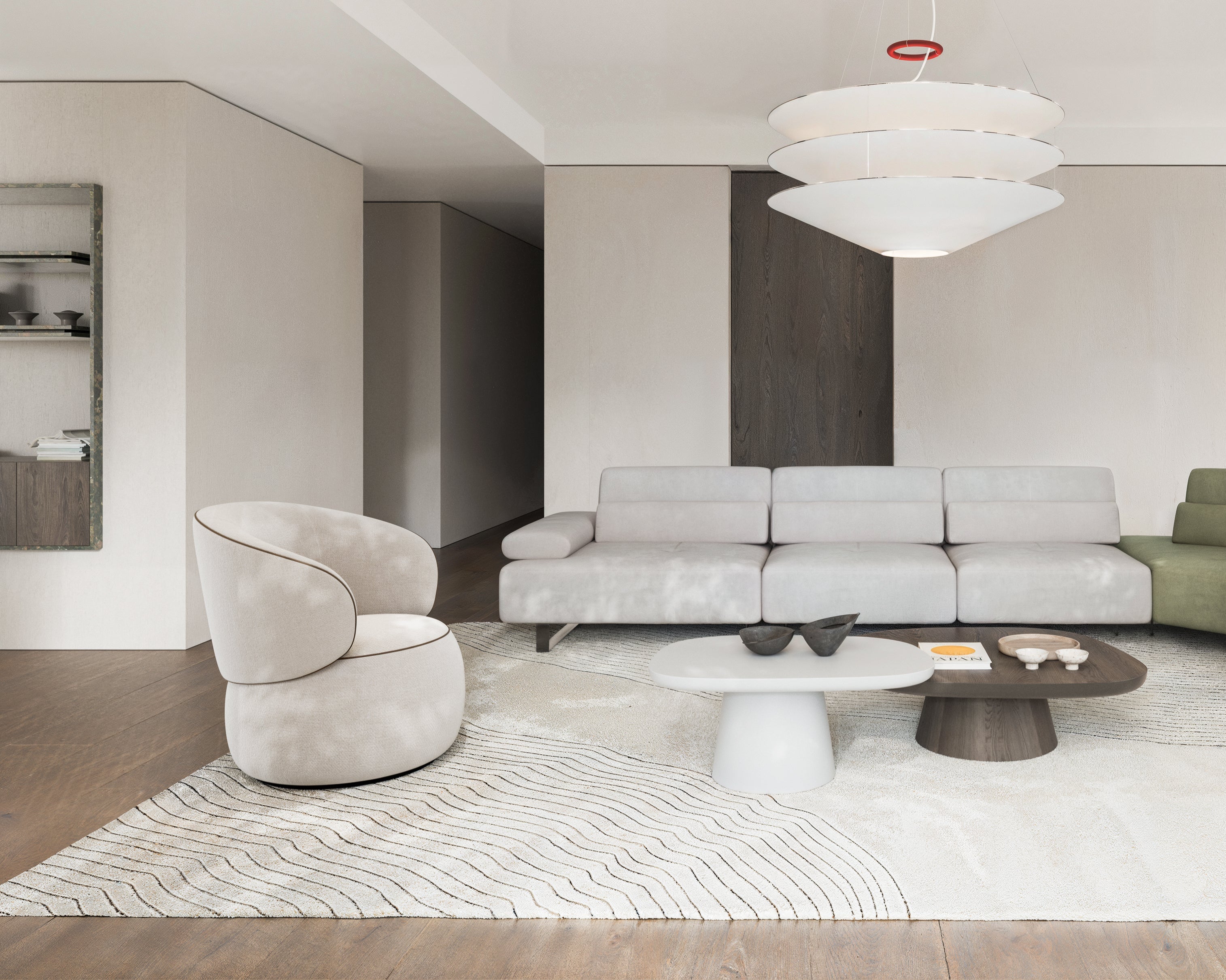Moss Swivel Armchair 