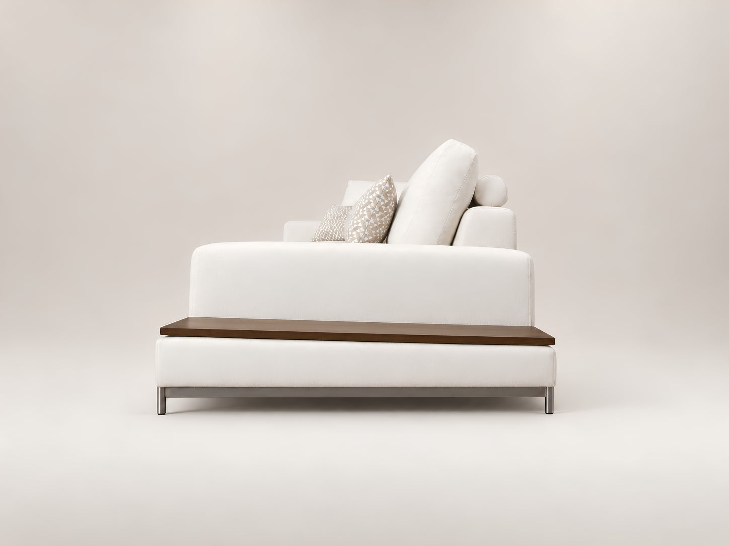 Nova customizable sofa with premium goose down filling and refined modern design