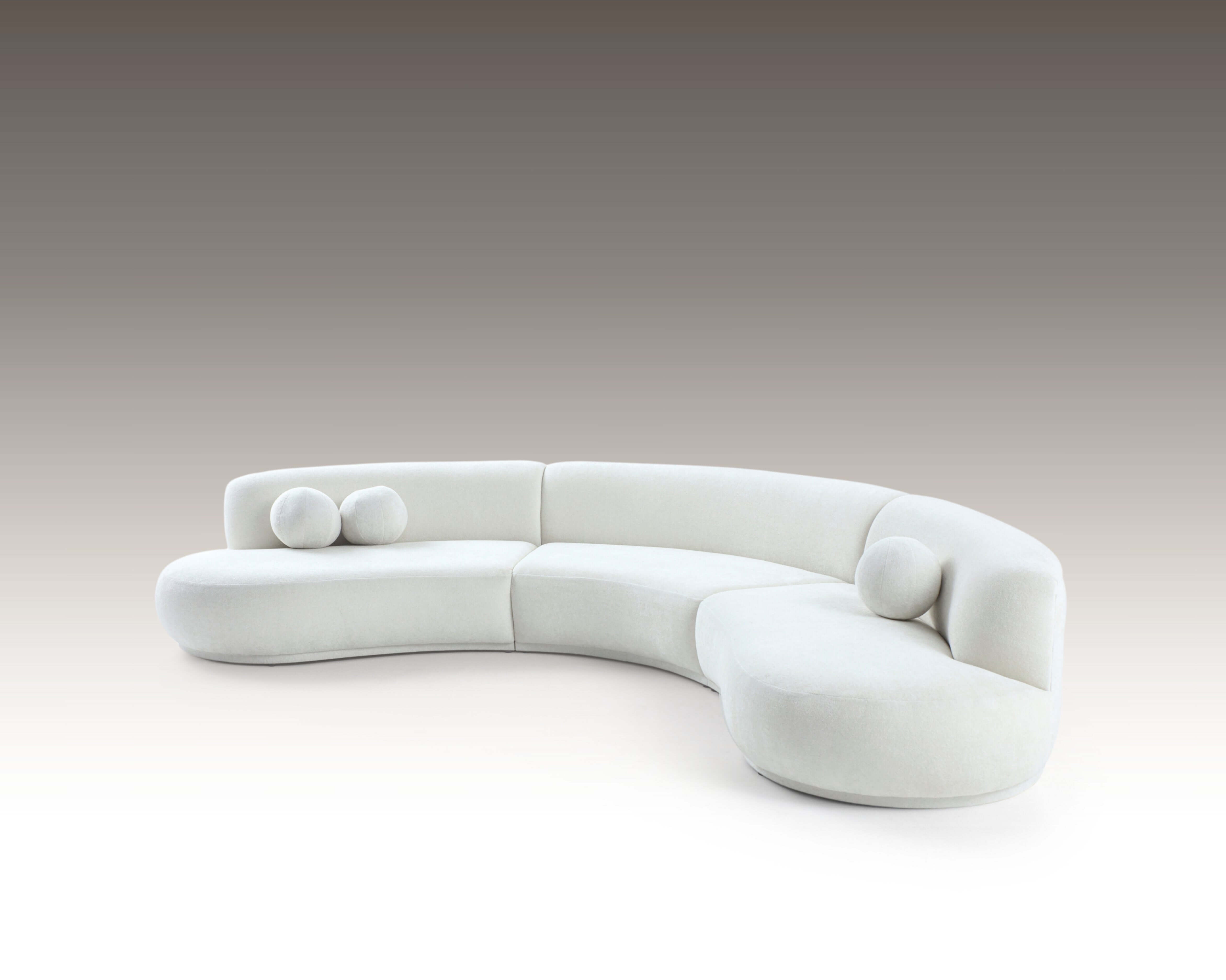 Teddy Modular Sofa - Curved Contemporary Design